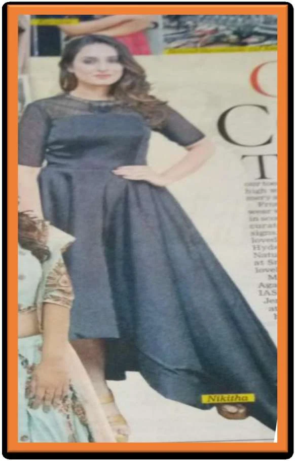 Print media clipping featuring Nikita
